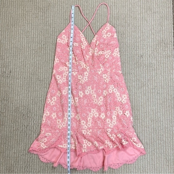 NBD Marilyn Blush & Ivory Lace Sleeveless Dress Size XL Women - Picture 15 of 15